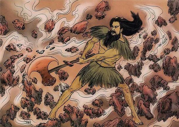 盘古开天地的神话故事，盘古开天地的神话故事出自哪本书（地球开创者——盘古开天地）