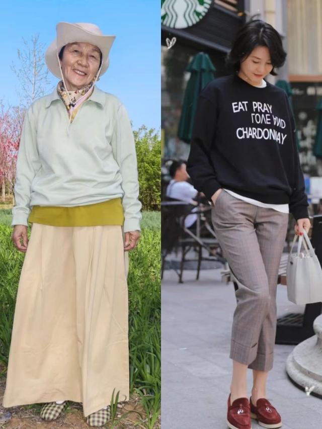 卫衣外套买黑色还是灰色，灰色卫衣配黑色还是灰色（30岁还是50岁都很美）