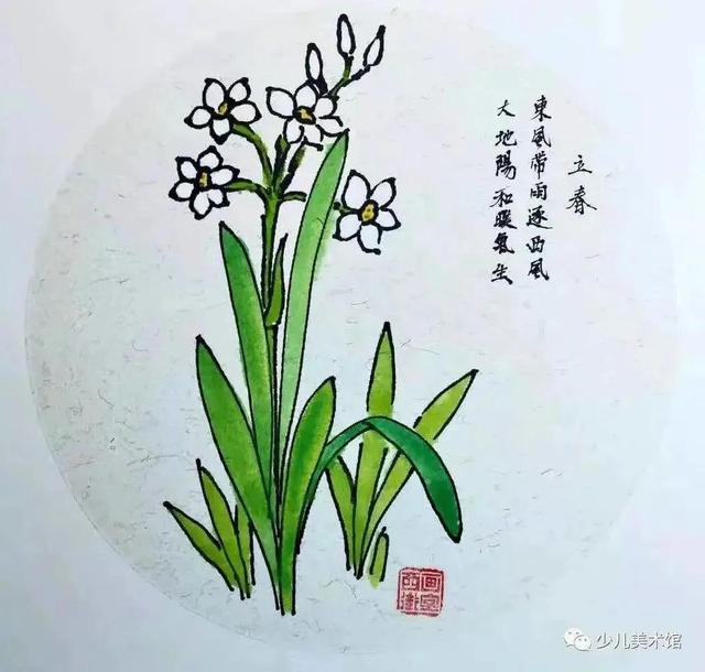 小孩画画简单图片大全，小孩画画简单图片大全步骤图片（50种儿童水墨国画范画分享）