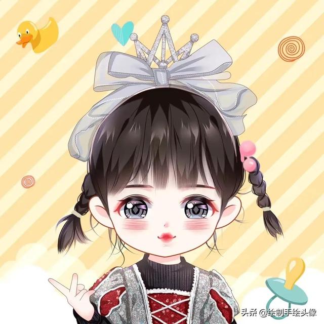儿童节可爱大Q宝头像大全微信，儿童节可爱大Q宝头像大全（卡通可爱的亲子头像）