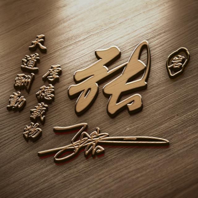 四月风.，微信头像，四月风.（50张3D鎏金质感八方来财签名头像）