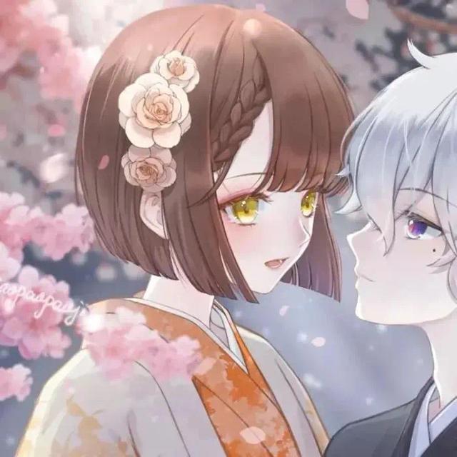 动画情侣头像微信，动画情侣头像（超多好看的动漫情侣头像）