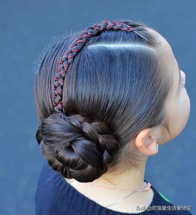 儿童公主18种发型编织图片