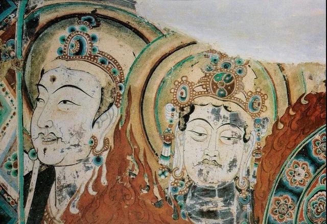 敦煌壁画图片大全，敦煌飞天壁画高清图（敦煌壁画对于中国画坛的影响）