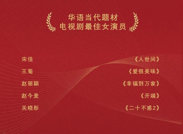 杨紫和赵露思同台，华鼎奖入围名单公布