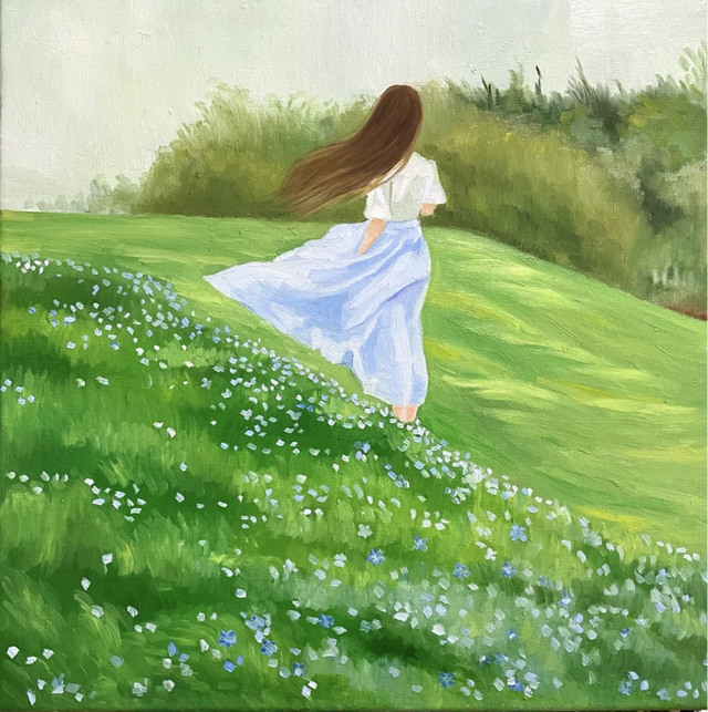 图画头像图片大全，经典绘画女生头像微信（温柔治愈女生插画头像）