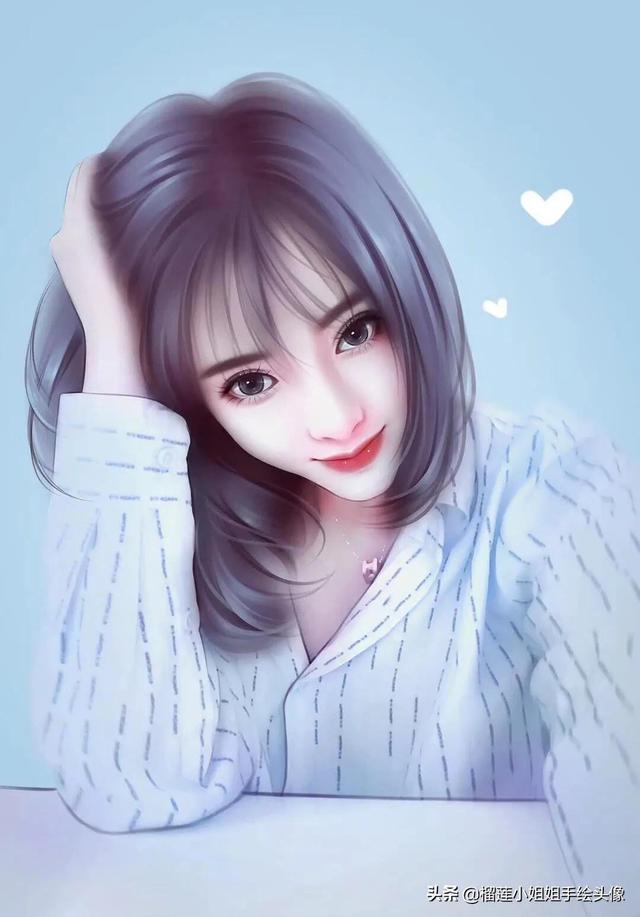 小姐姐头像高颜值，分享一波超仙气的小姐姐微信（仙气飘飘的手绘女生头像）