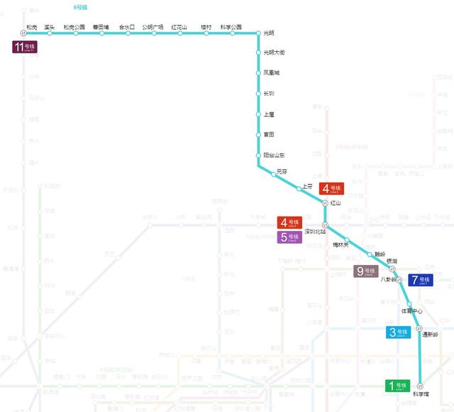 黄贝岭地铁二号线赤湾方向，2022年7月最新最全深圳地铁已开通和在建线路资讯