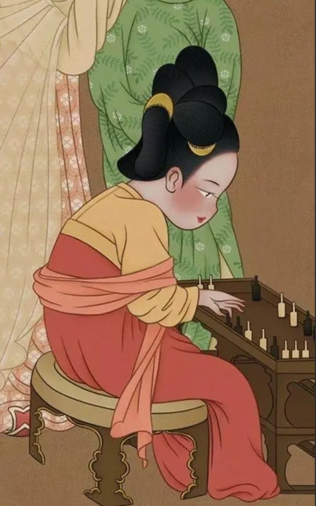 古装衣服怎么画，10秒画古装（在那个没有美颜滤镜的时代）