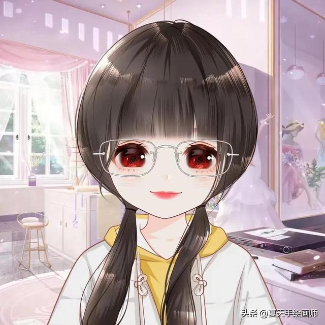 手绘微信头像，手绘头像（快来给自己换一款头像吧）