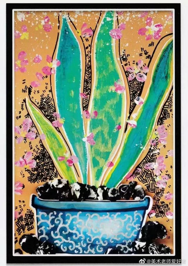 7-12岁儿童手工画，童真动物绘