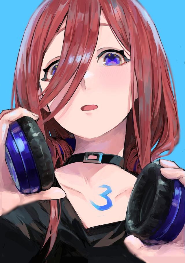 三玖动漫头像微信，三玖动漫头像（这位画师画的动漫人物头像可爱又邪魅）