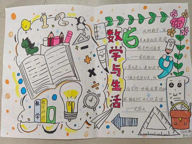 数学手抄报怎么做，数学手抄报的做法（快乐学习——育红小学数学手抄报活动）