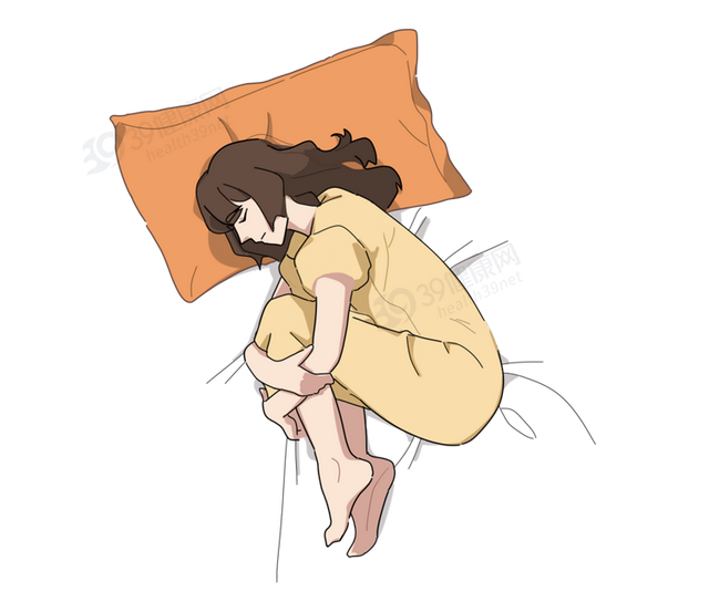 让人感到舒心放松缓解身体压力这种姿势能在短时间内2,蜷缩着睡导致