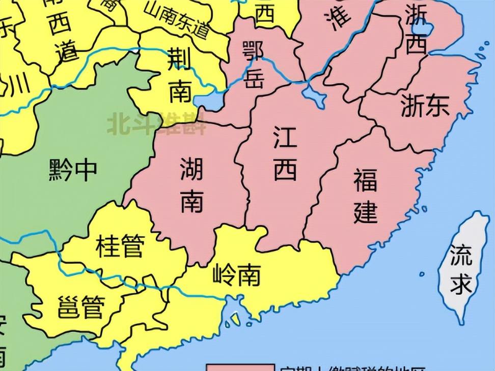 中国南方省份地图图片