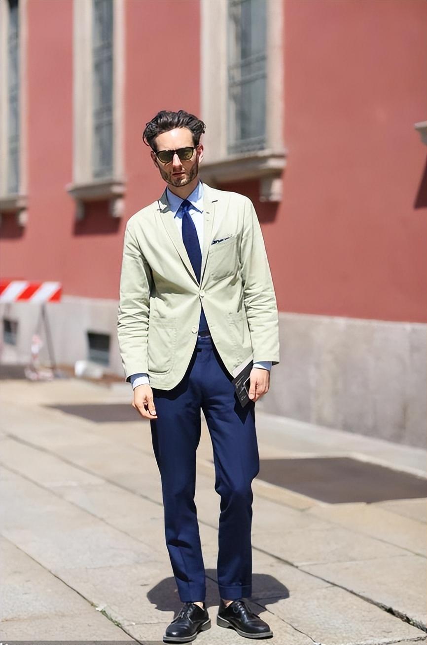 西装的风格组合