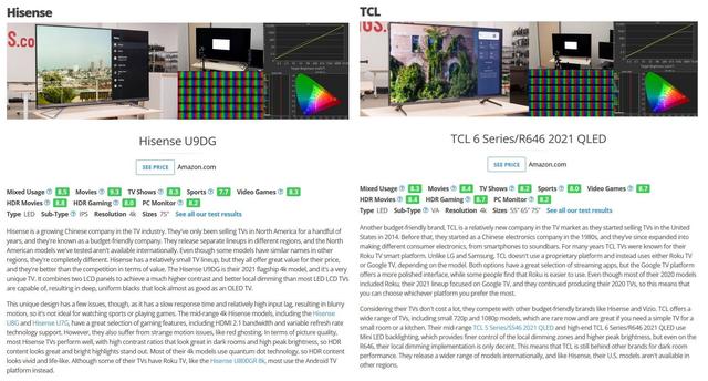 大一寸和一寸的区别图，大一寸和一寸的区别（国产大牌间的较量--65英寸入门级大尺寸电视选购攻略）