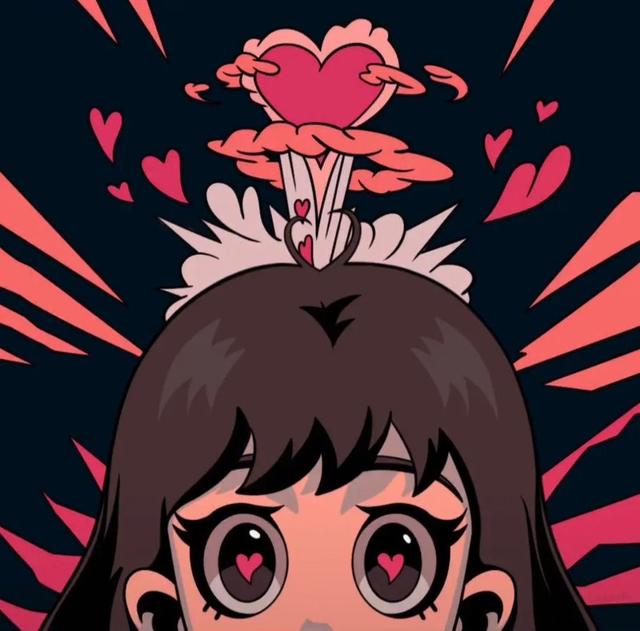 情头漫画 情侣，情侣头像丨一对两张漫画情头微信（插画风漫画风情侣头像）