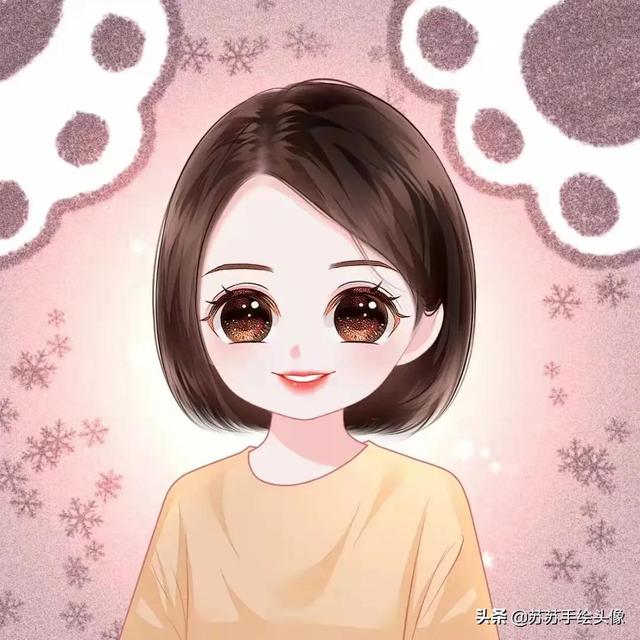 女生微信头像卡通，卡通微信女生头像（卡通可爱的女生头像）