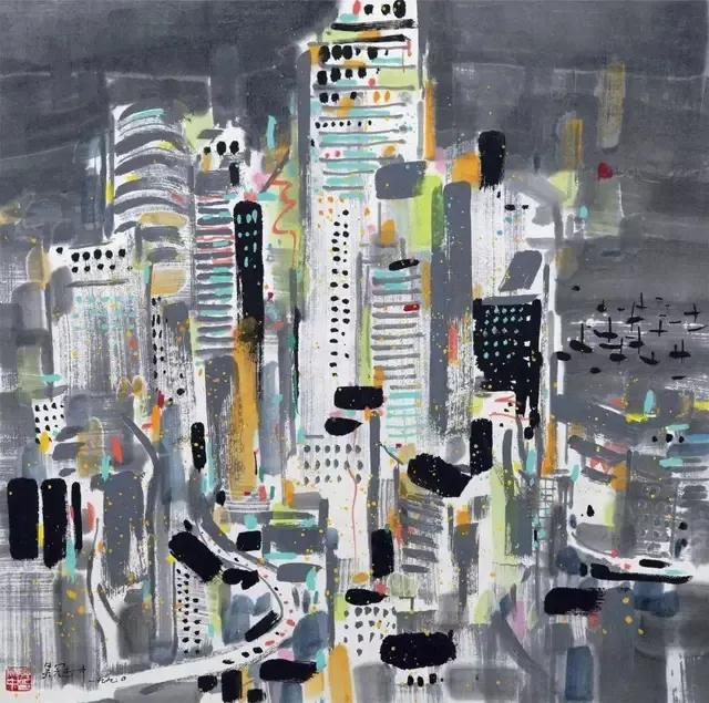 吴冠中作品，吴冠中作品长江三峡赏析（吴冠中笔下的中国香港）