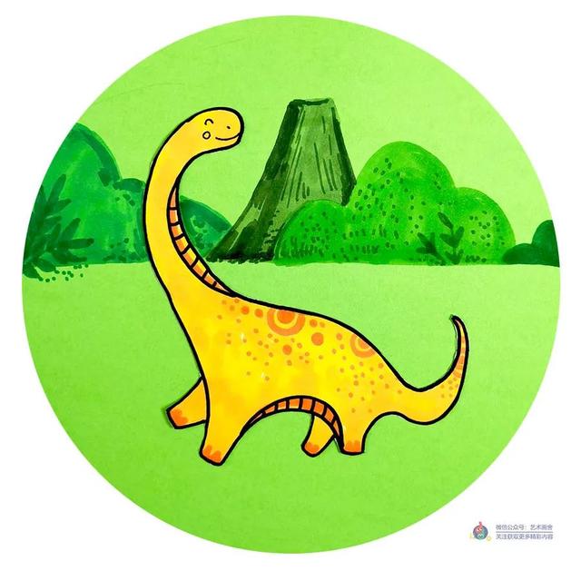 火龙怎么画，吓死人的立体画（综合创意画--重回恐龙时代）