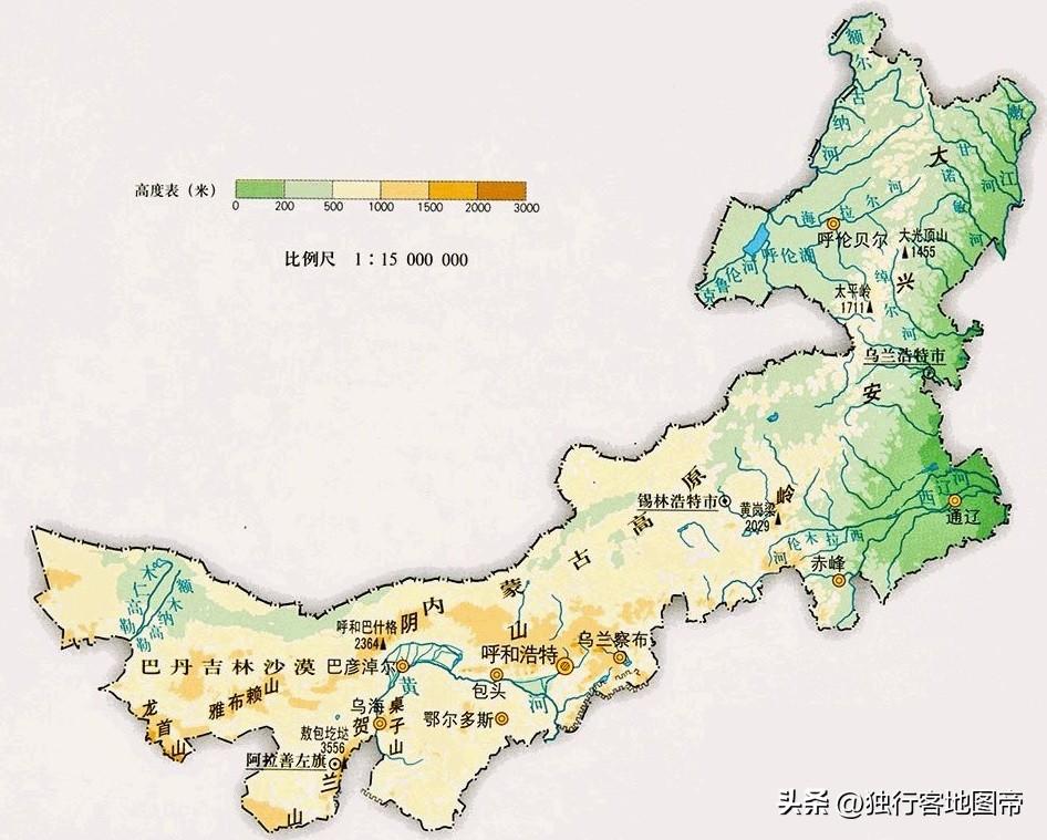内蒙古有几个市(内蒙古的所有城市名称)