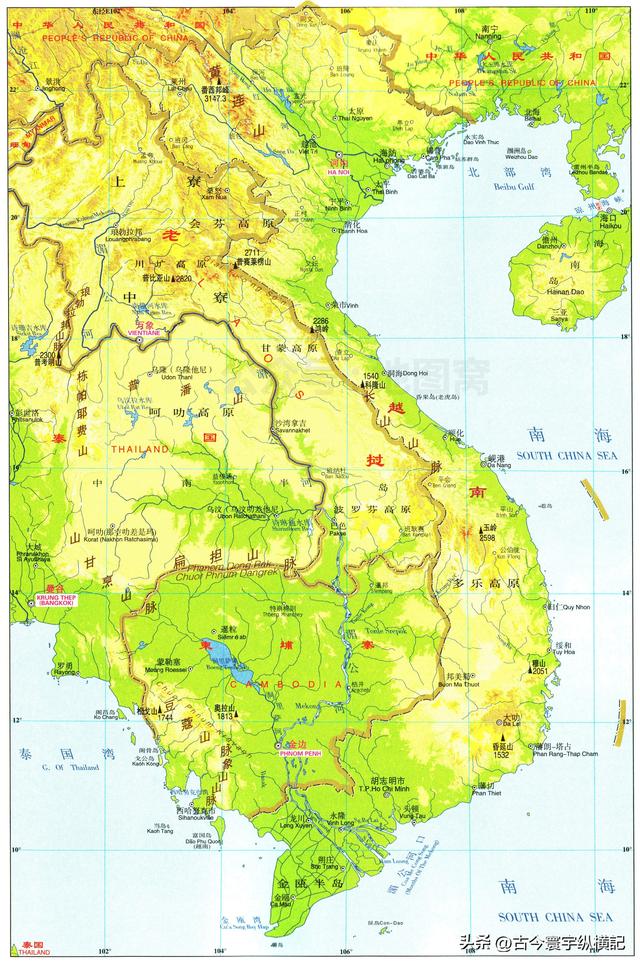 亚洲属于哪个国家，黎巴嫩是哪个国家（亚洲各国地形图）