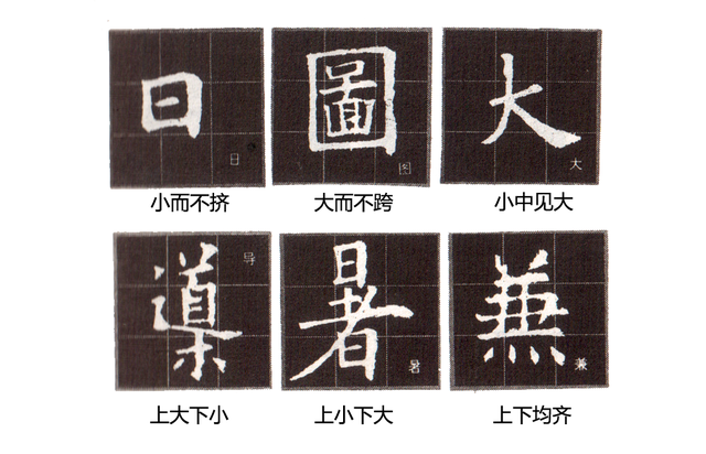 上窄下宽的字，上下结构上窄下宽的字（何谓高矮、宽窄、大小、虚实）