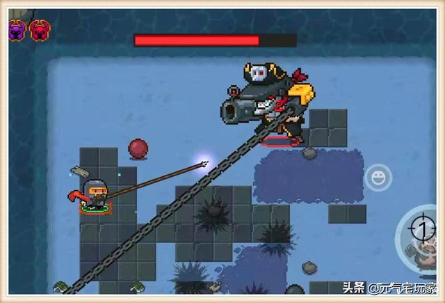 元气骑士手刀通关普通模式，抓住BOSS疯狂输出