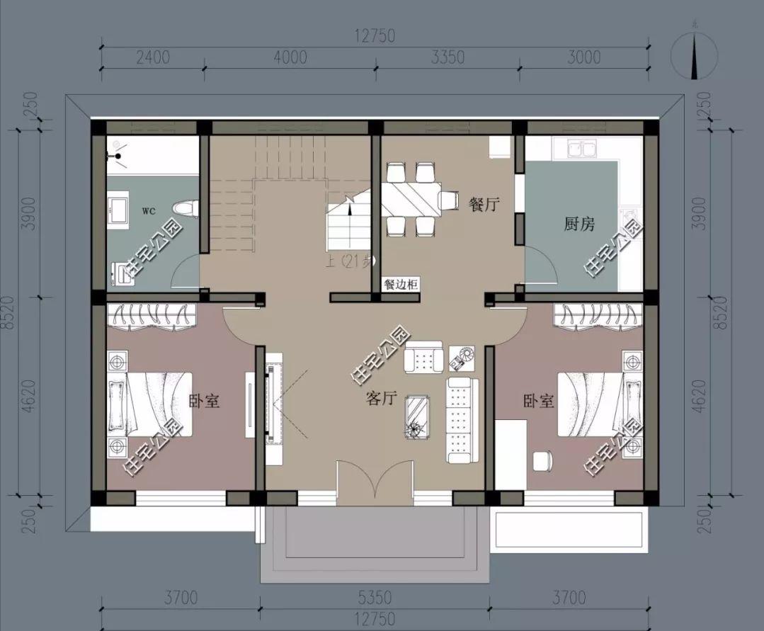 农村自建房图纸大全图册，10套2022新款向下自建房图纸