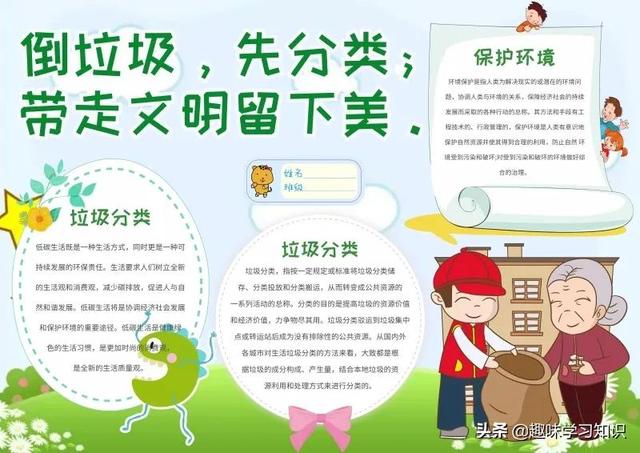 垃圾分类的手抄报怎么画，垃圾分类的手抄报怎么画 简单（垃圾分类<环保>手抄报集）