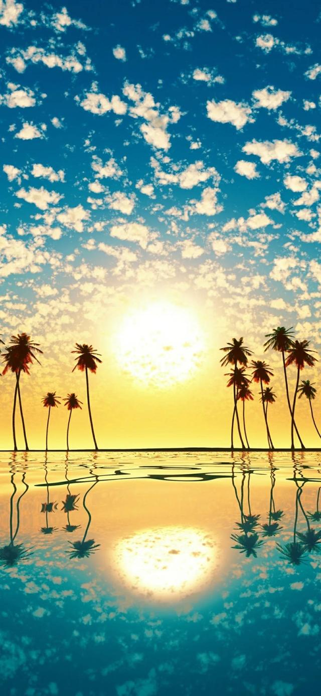 落日余晖图片，落日余晖（壁纸：黄昏夕阳）