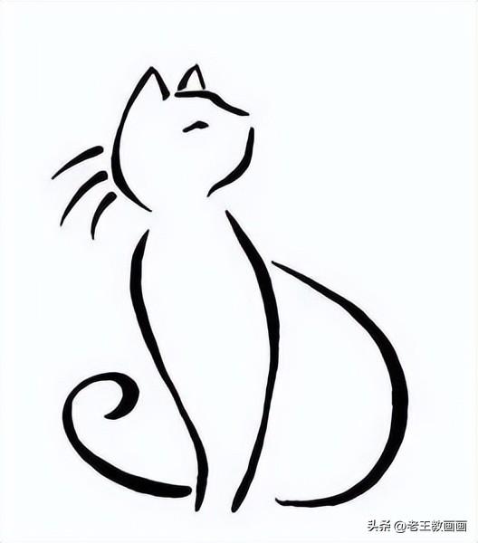 怎么画小女孩简单又漂亮，可爱的女孩怎么画（50个画猫咪的简笔画）