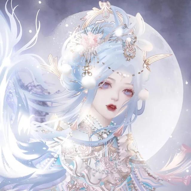 蓝紫色最准确图片，意境蓝色，紫色系头像微信（下次见面，就从一朵花开始吧）