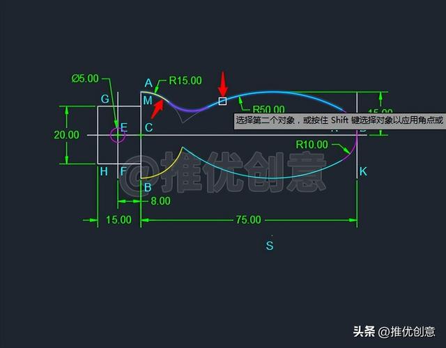 简单的cad制图，cad简单绘图教程（按照大步骤来绘图）