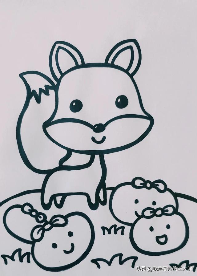 5-7岁幼儿学画画教程，5-8岁儿童学画画（儿童小动物简笔画）