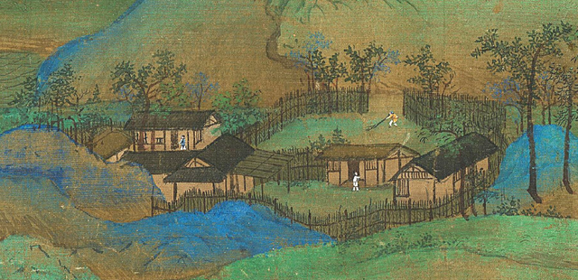 王希孟千里江山图，千里江山图王希孟的传世名作（王希孟《千里江山图》）