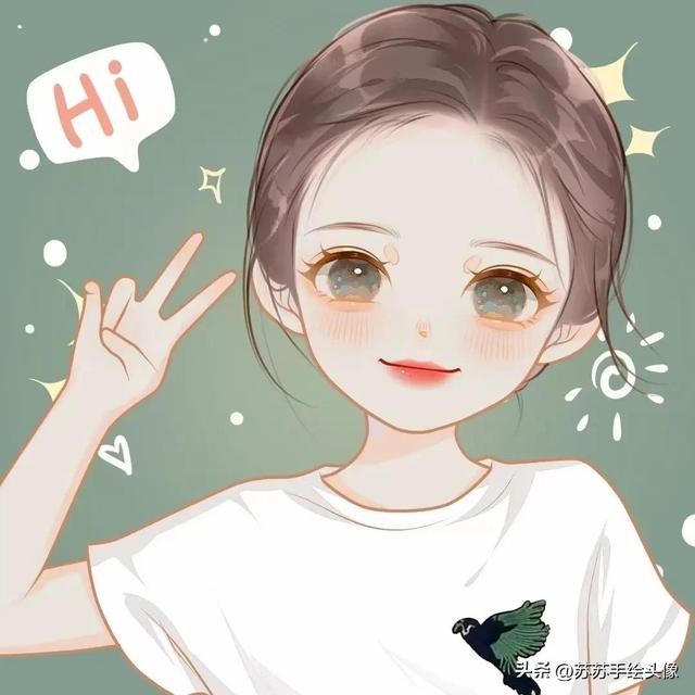 卡哇伊头像 超萌女生，卡哇伊女头微信（呆萌可爱的女生卡通头像）