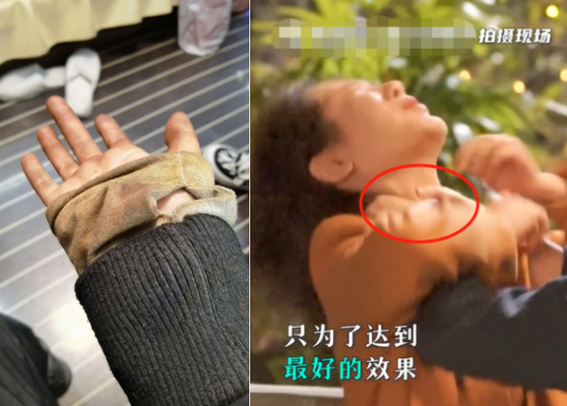 29岁杨紫私下练习滑冰！紧抿嘴唇一脸害怕，双腿打颤直呼救命