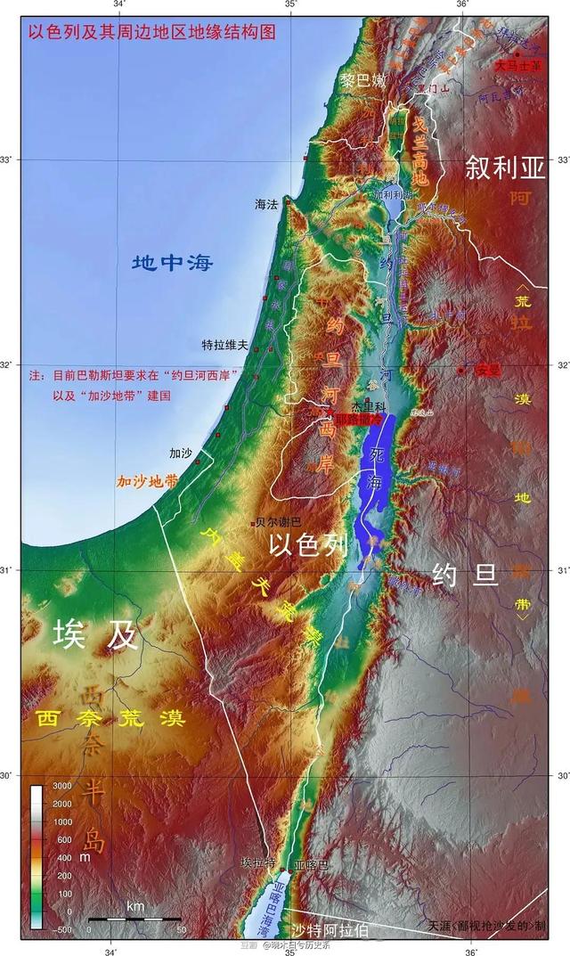 中东国家地图分布图,中东国家地图 放大(中东地区地缘历史地图集)