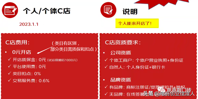 京东c店入驻需要什么条件，2023年个人/个体户也可以入驻京东主站开店了