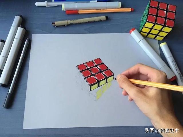 教你如何画简单3D画，教你如何画简单3d画（又一位3D绘画“大神”）