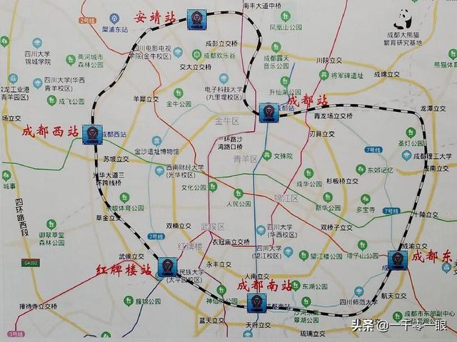 成都到都江堰怎么去，成都市到都江堰景区怎么坐车（东西南北4站一起串联）