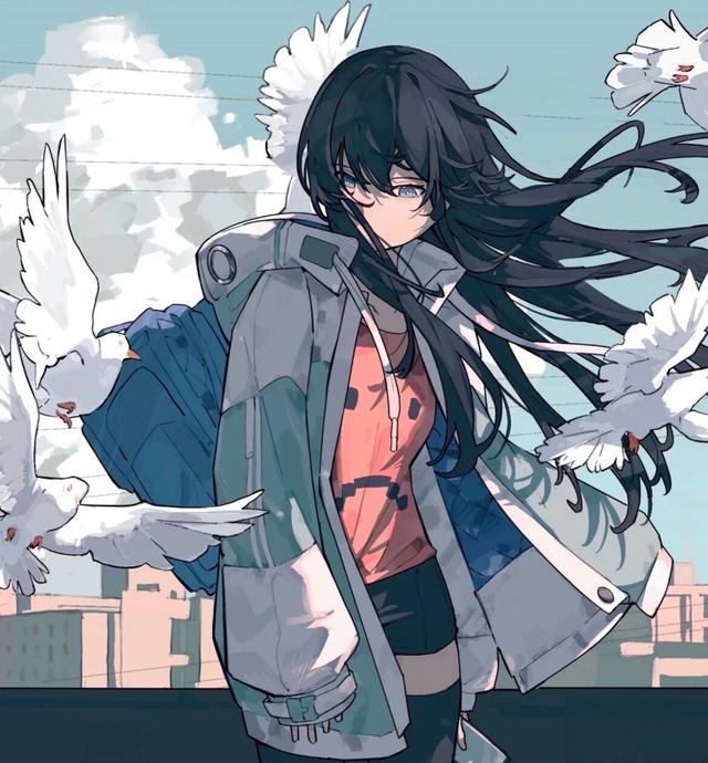 高冷女生头像动漫，手绘女生高冷拽狠女生动漫头像微信（你值得我珍藏一生疯狂我整个青春）