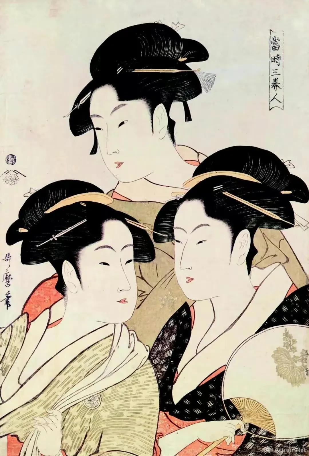 日本浮世绘的画风，来自日本的“春宫图”——浮世绘