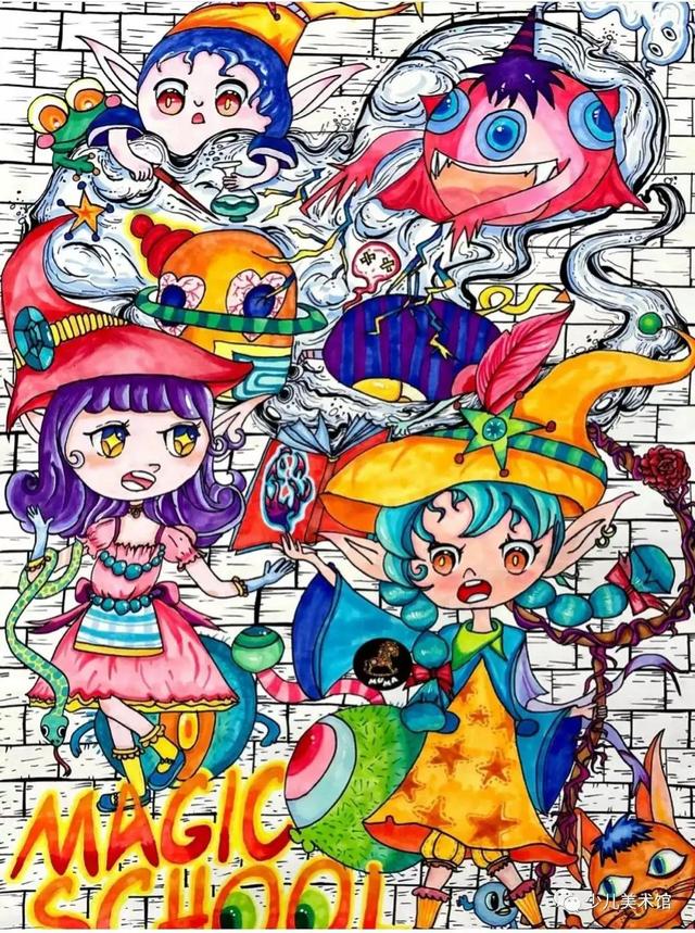 好看图.，好看图片头像女生（创作必备素材——61张主题儿童画）