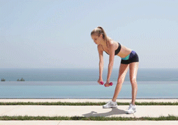 哑铃经典8个动作图解，哑铃经典8个动作（8个哑铃塑形动作）