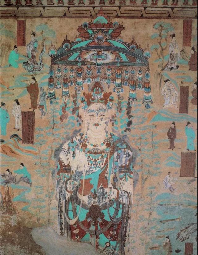 敦煌壁画图片大全，敦煌飞天壁画高清图（敦煌壁画对于中国画坛的影响）