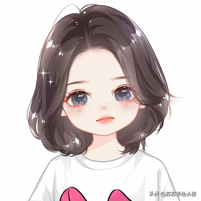 女生微信头像可爱卡通，适合女生的微信头像可爱萌卡通（可可爱爱的女生卡通头像）