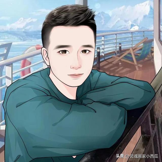 动漫人物手绘男，手绘动漫男头微信（手绘的男士动漫风头像）